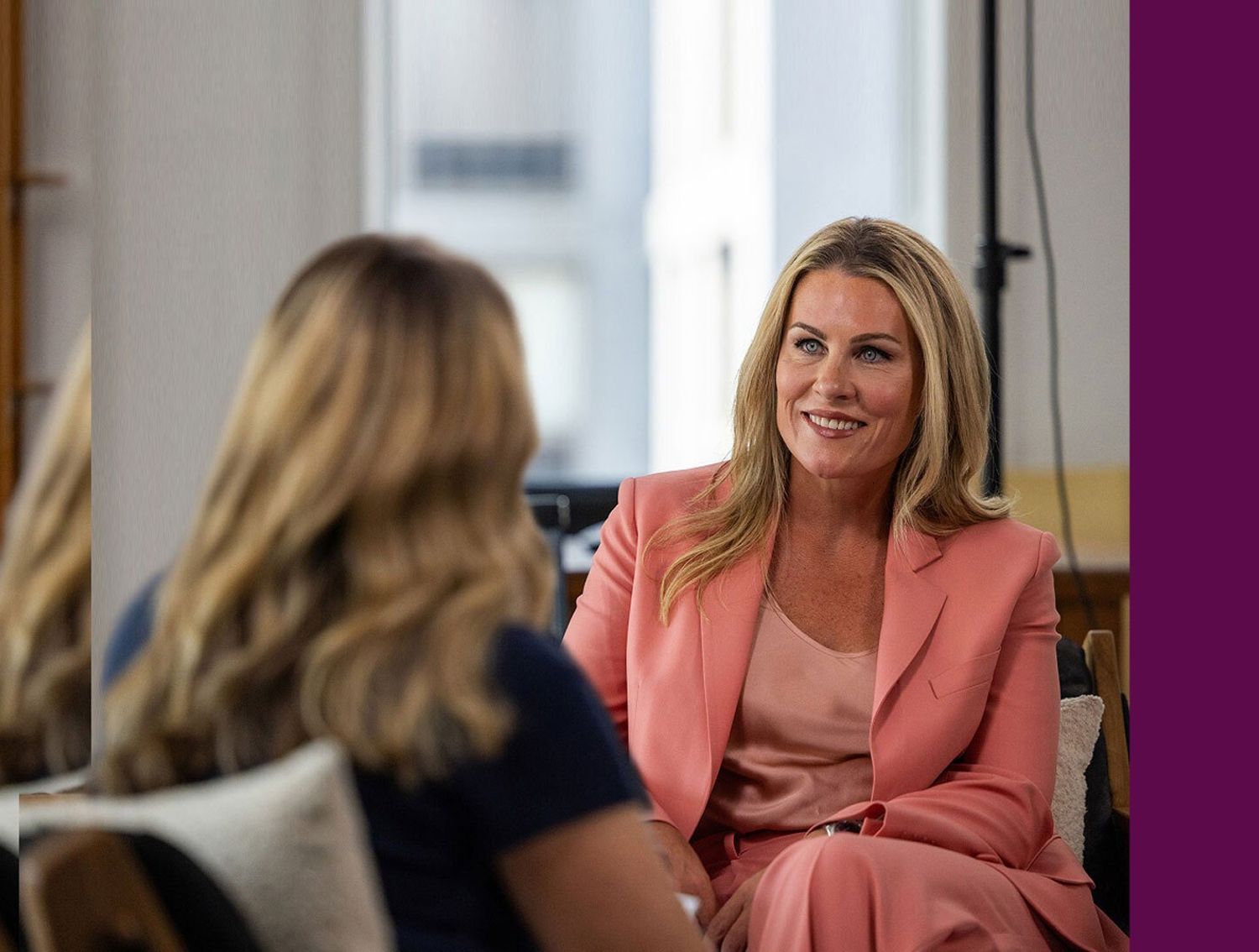 The Trade Desk employees being interviewed for an Edge Academy Exec course