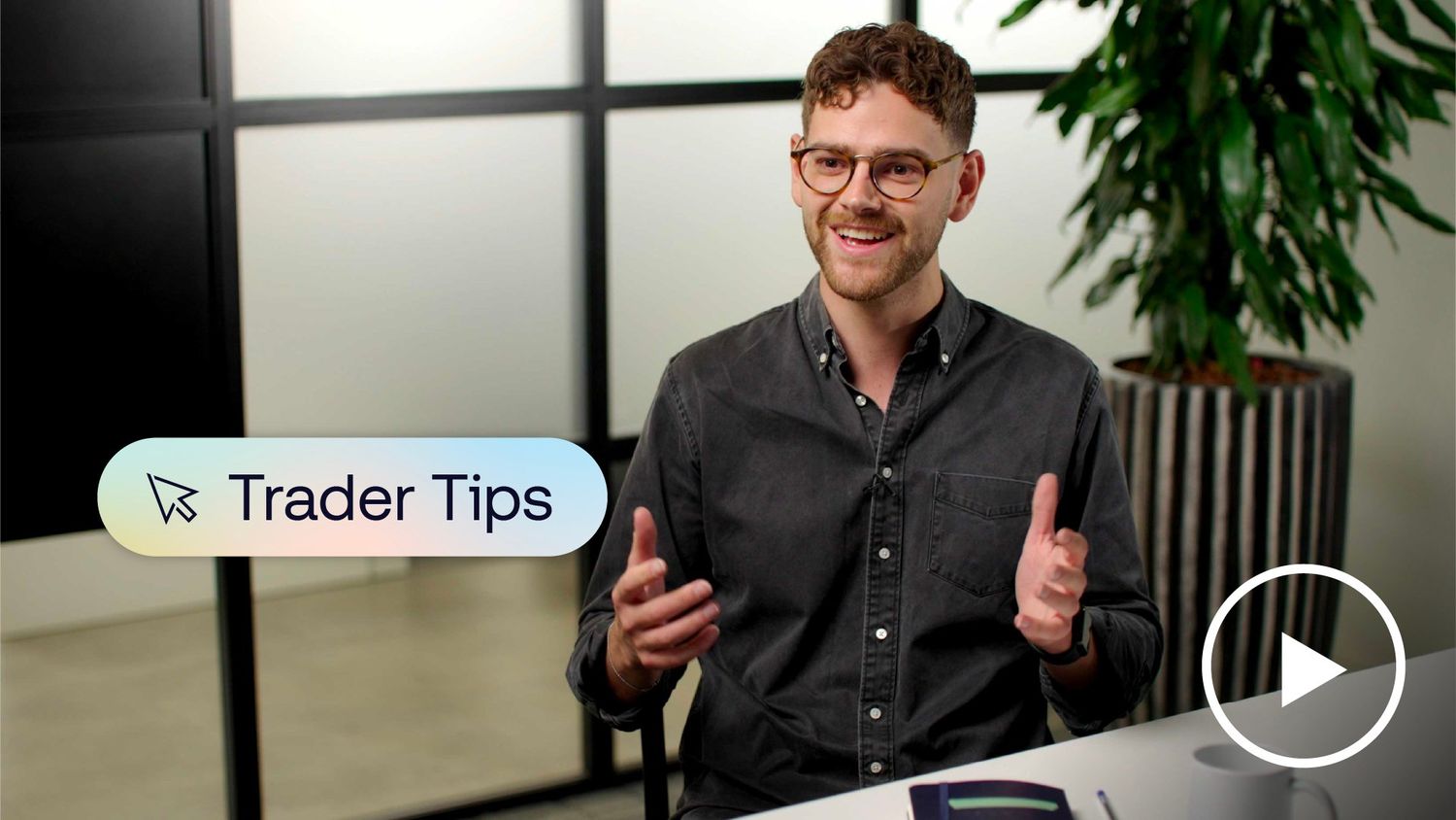 Photograph of William Owles, a trader at The Trade Desk, smiling at the camera.