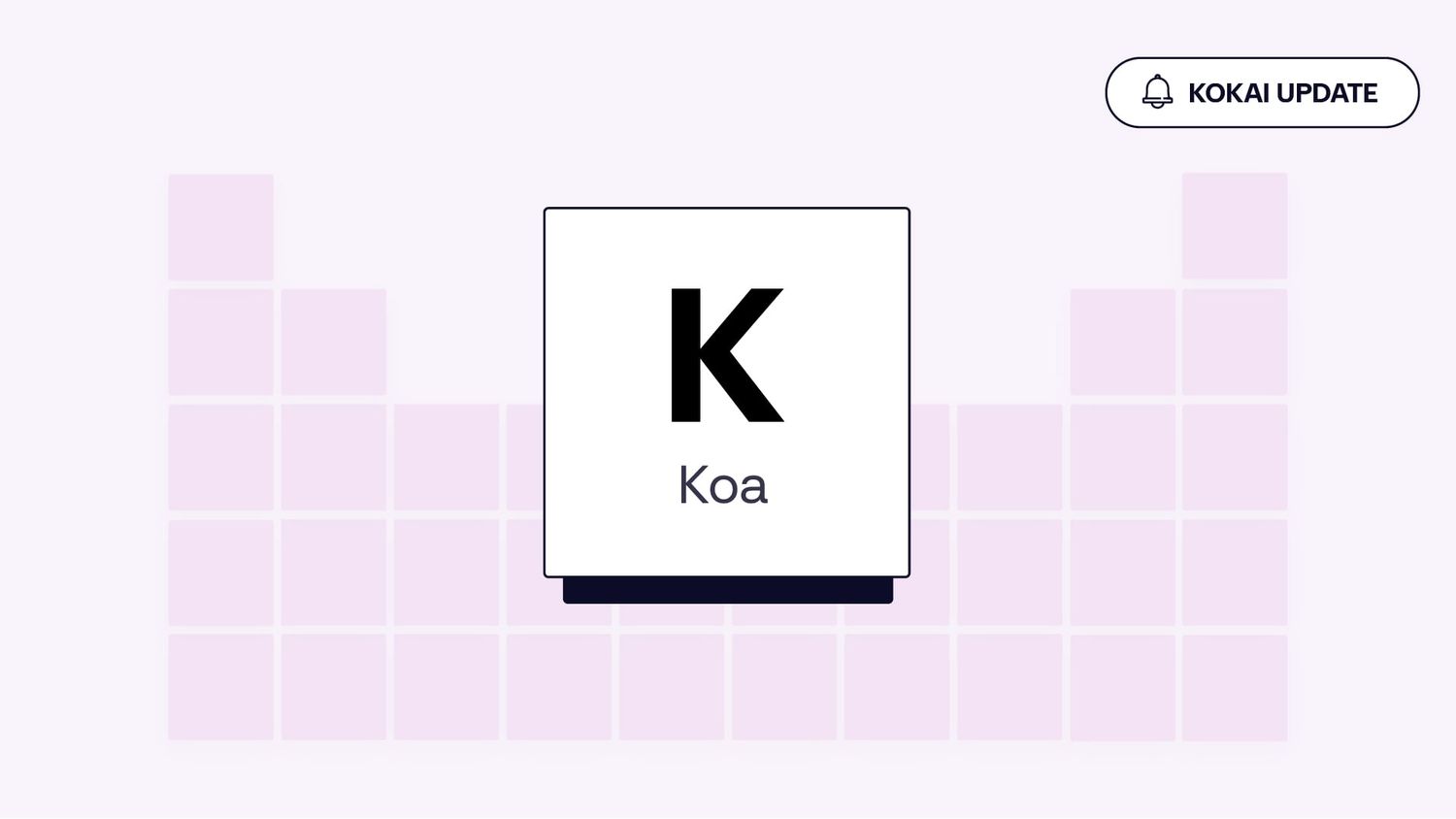 Purple graphic with the K - Koa title from The Trade Desk platform