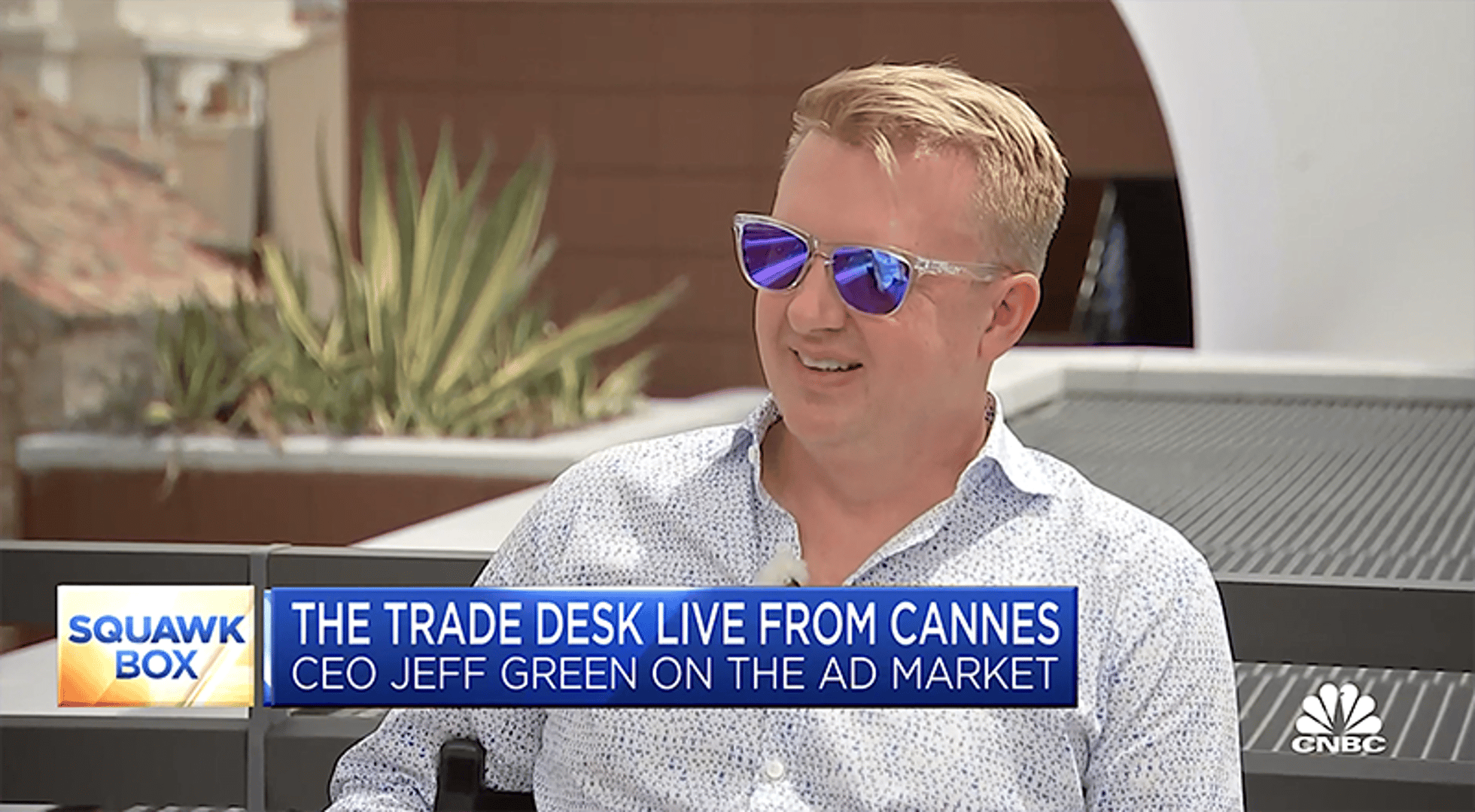 The Trade Desk CEO, Jeff Green on CNBC at Cannes