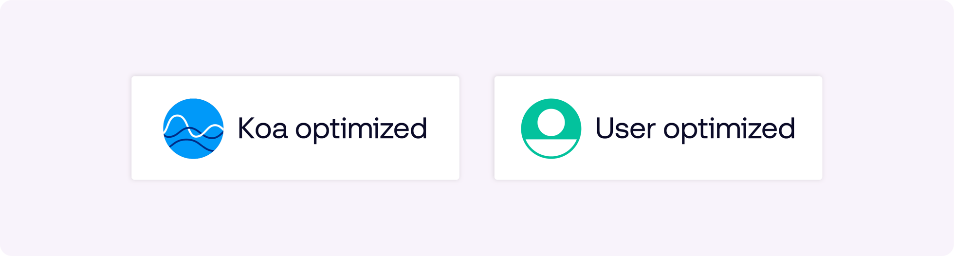 Two different options in Kokai - "Koa optimized" and "user optimized" - The Trade Desk