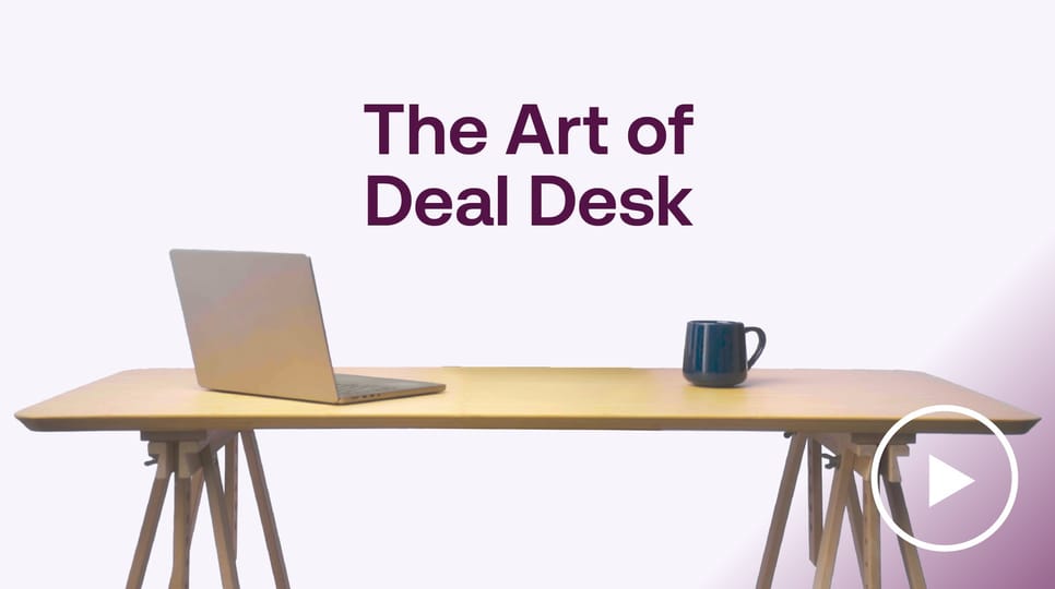 Video still from The Resource Desk - Deal Desk video