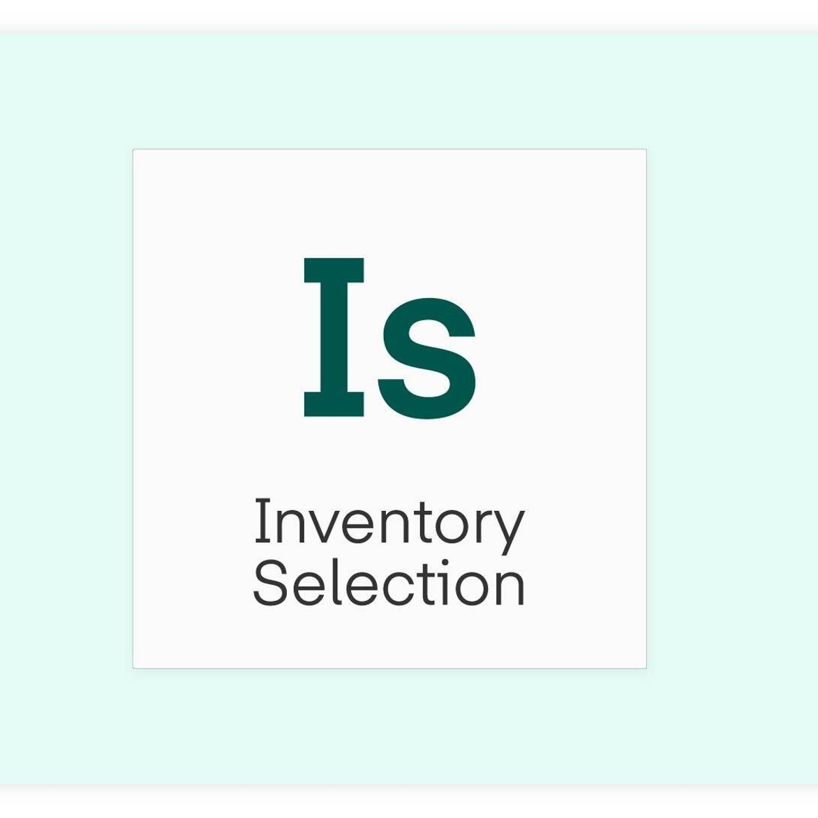 Inventory Selection