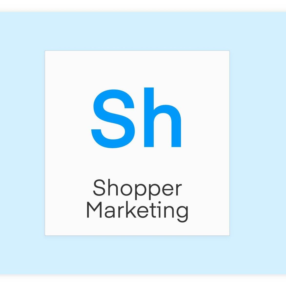 Sh - Shopper Marketing