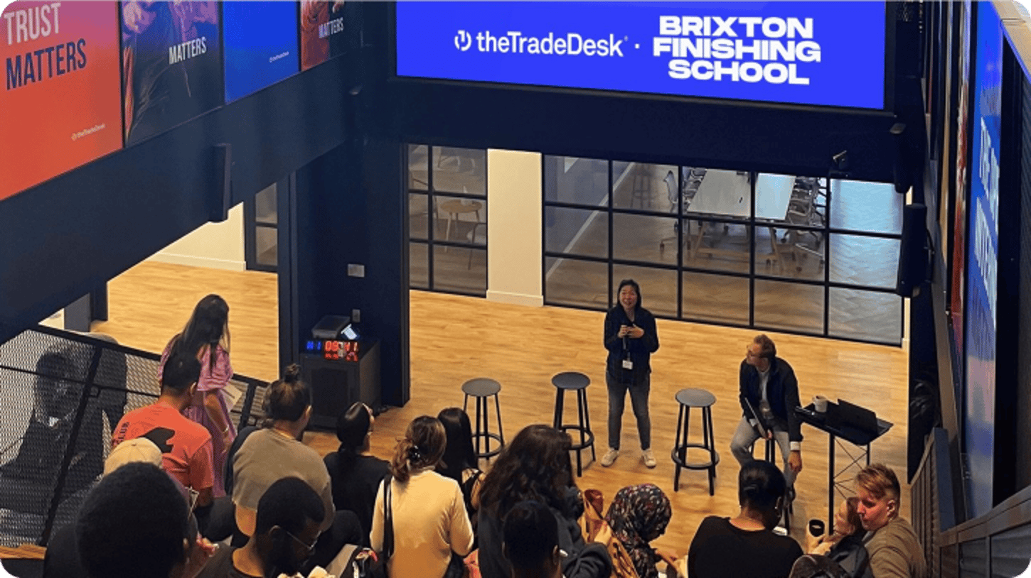 Event at The Trade Desk with Brixton Finishing School