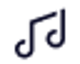 Musical note icon